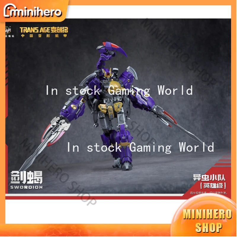 CANG TOYS TRANSAGE Insecticon Action Figures Robot Toys Collectible Anime Figures for Adults Kids Transforming Mecha Toy Gift