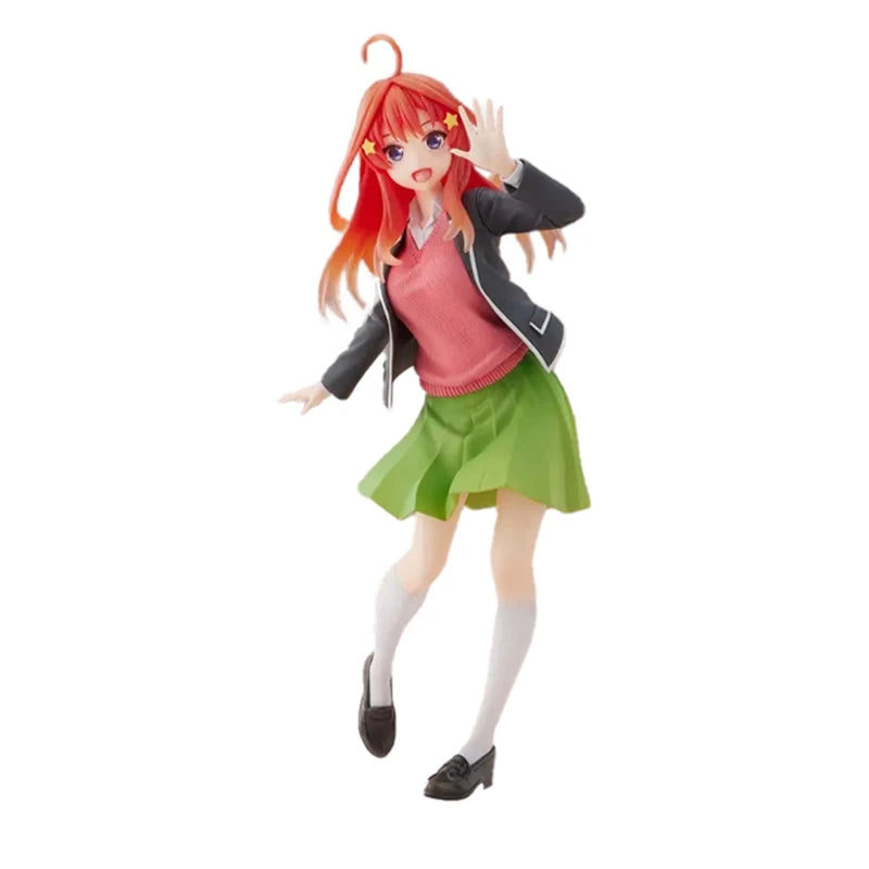 20CM Anime Figure Vital School Uniform The Quintessential Quintuplets Ichika Nino Miku Yotsuba Itsuki  Model Dolls Toy Gift PVC