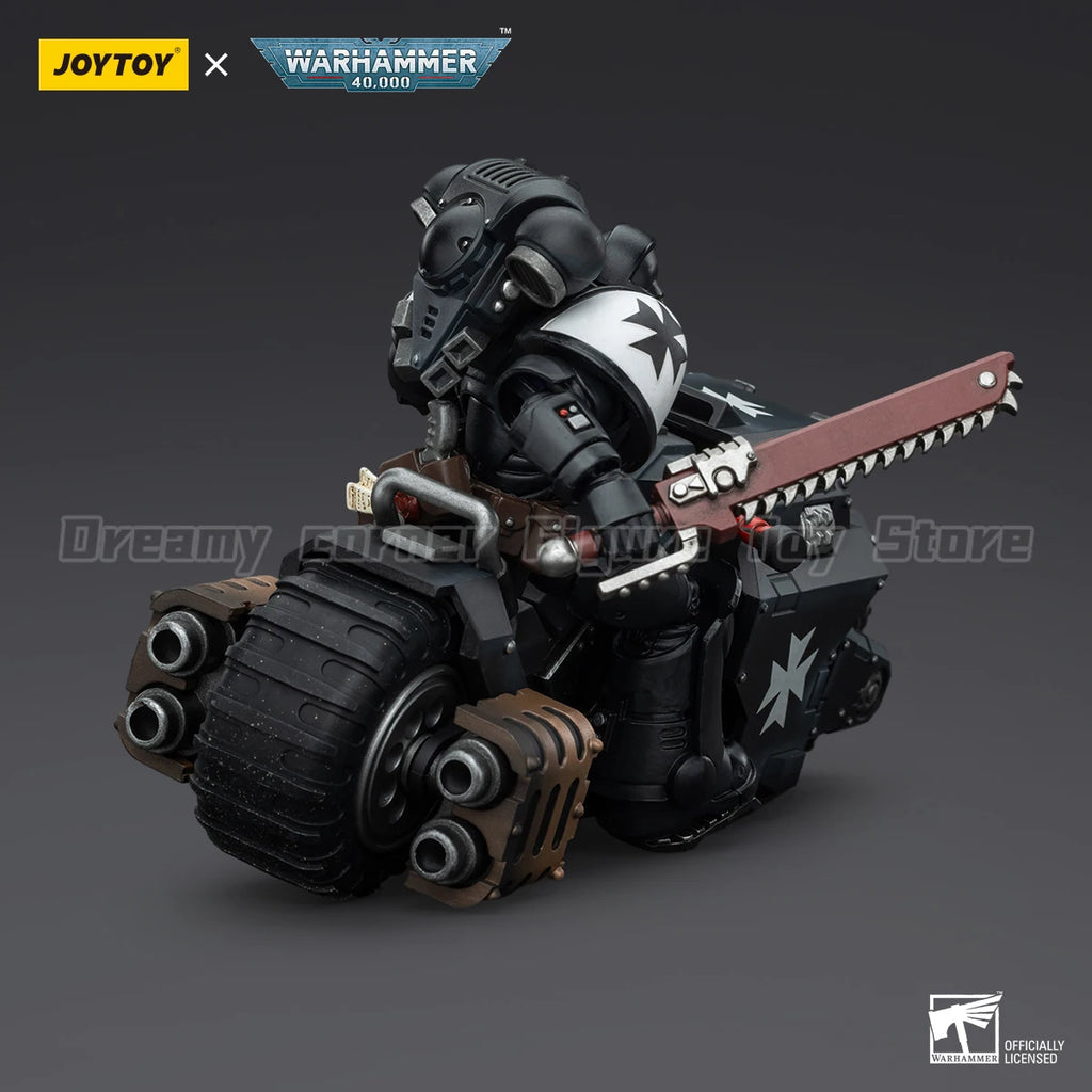 【In Stock】JOYTOY Warhammer 40K Space Marines Black Templars Outriders Brother Valtus 1/18 Action Figure