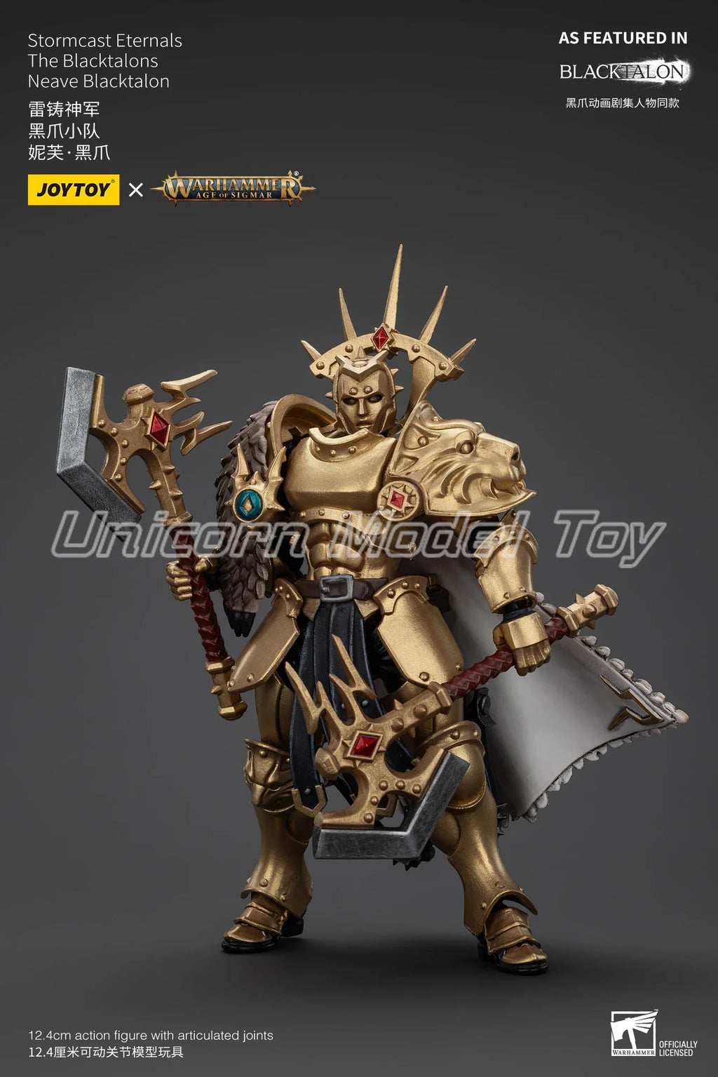In Stock Original JOYTOY Warhammer 40K Stormcast Eternals The Blacktalons Neave Blacktalon 1/18 Action Figure Model Toys Gifts