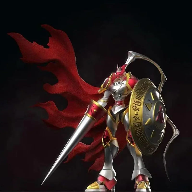 40cm Digimon Anime Figure World Atlas Dukemon Figurine Royal Knight Duke Beast Handmade Model Gift Statue Collectible Figure ﻿