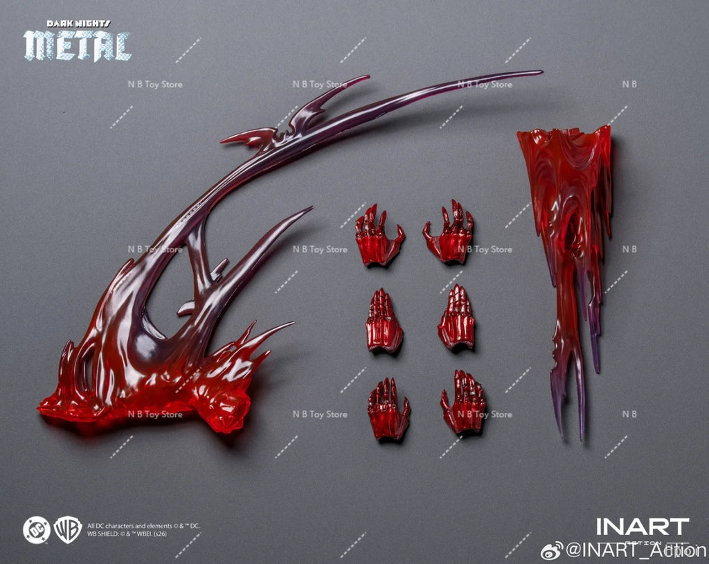 New INART Action MAG-C001 1/12 Batman The Red Death Action Figure Model Kit Dark Nights Metal The Flash Comic Bruce Wayne Toys