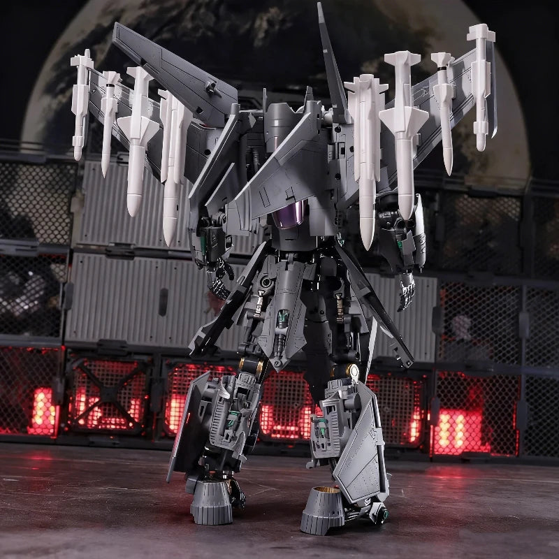 Touchtoys 1/18 J16-N Nacrmmi Heavy Fighter Jet Finished Model Action Figures Highly Articulated Transformable Mecha Toy Boy Gift