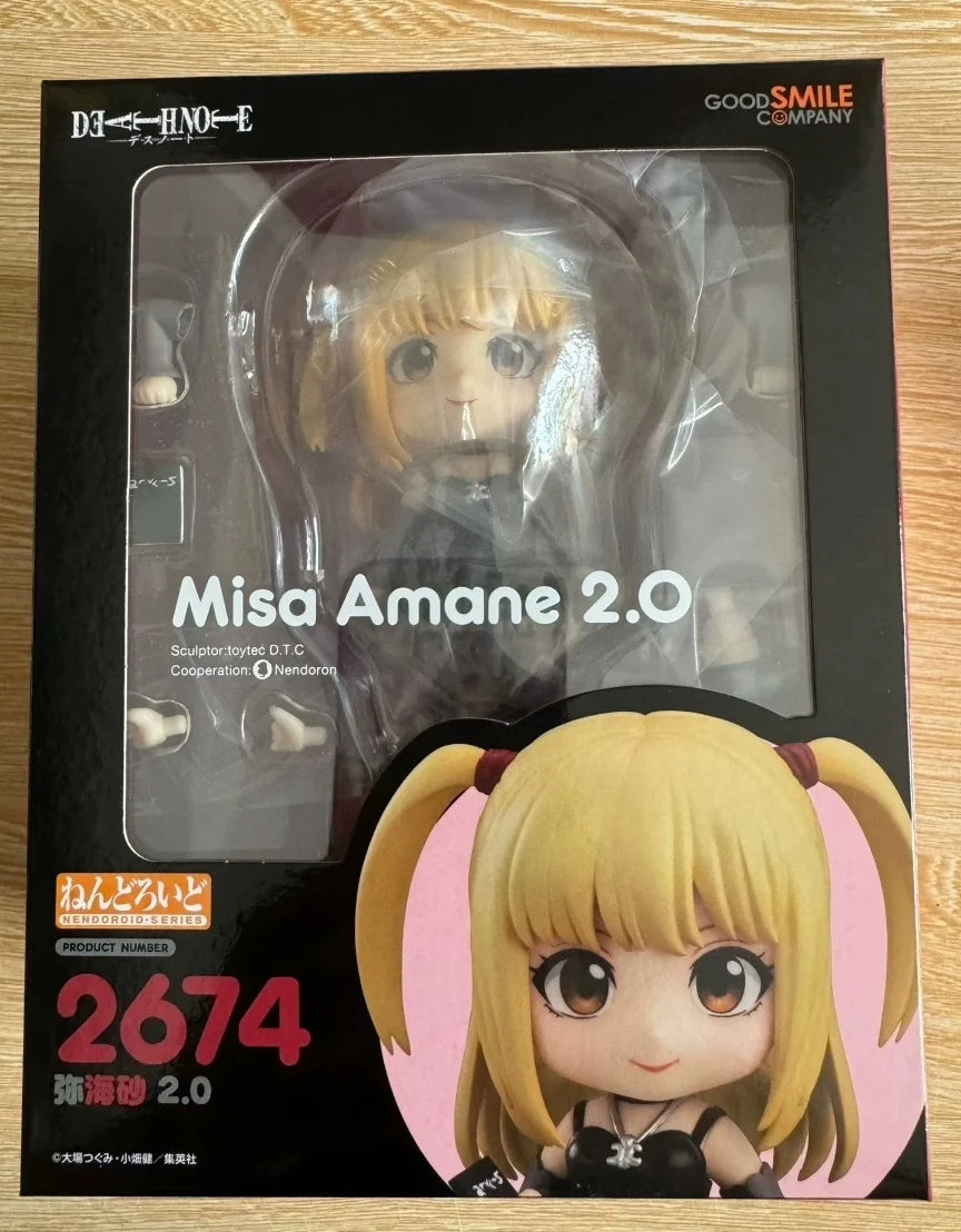 100%Genuine グッドスマイルカンパニー 2674 1200 1160 Misa Amane L Lawliet Yagami Light 2.0 Ver 10CM Collectible Anime Model Action Figure