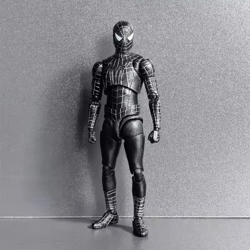 Marvel Comics Spider-Man 3 Hero No Return Toby Maguire Black Suit Peter Parker Action Figure Toy Collectible Model Gift