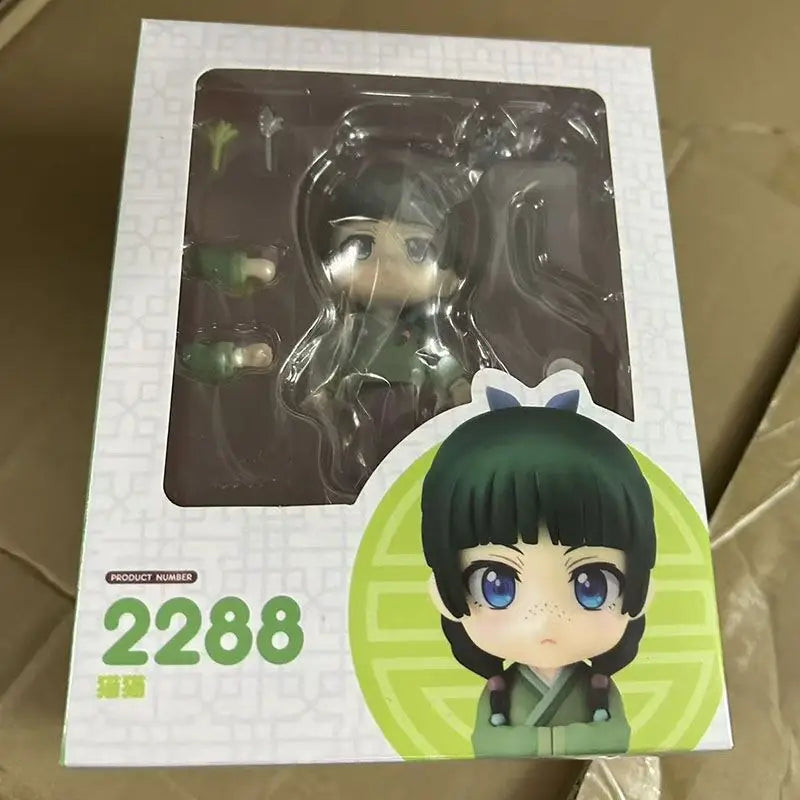 Unofficial Nendoroid The Apothecary Diaries Maomao No 2288 Q Version Face Swapable Action Figure With Extra Faces For Anime Fans
