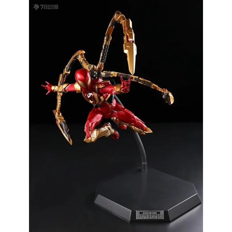 SENTINEL CO.LTD Genuine RE:EDIT Series Spider Man Iron Spider Man Movable Model Exquisite Model Collectibles As A Gift