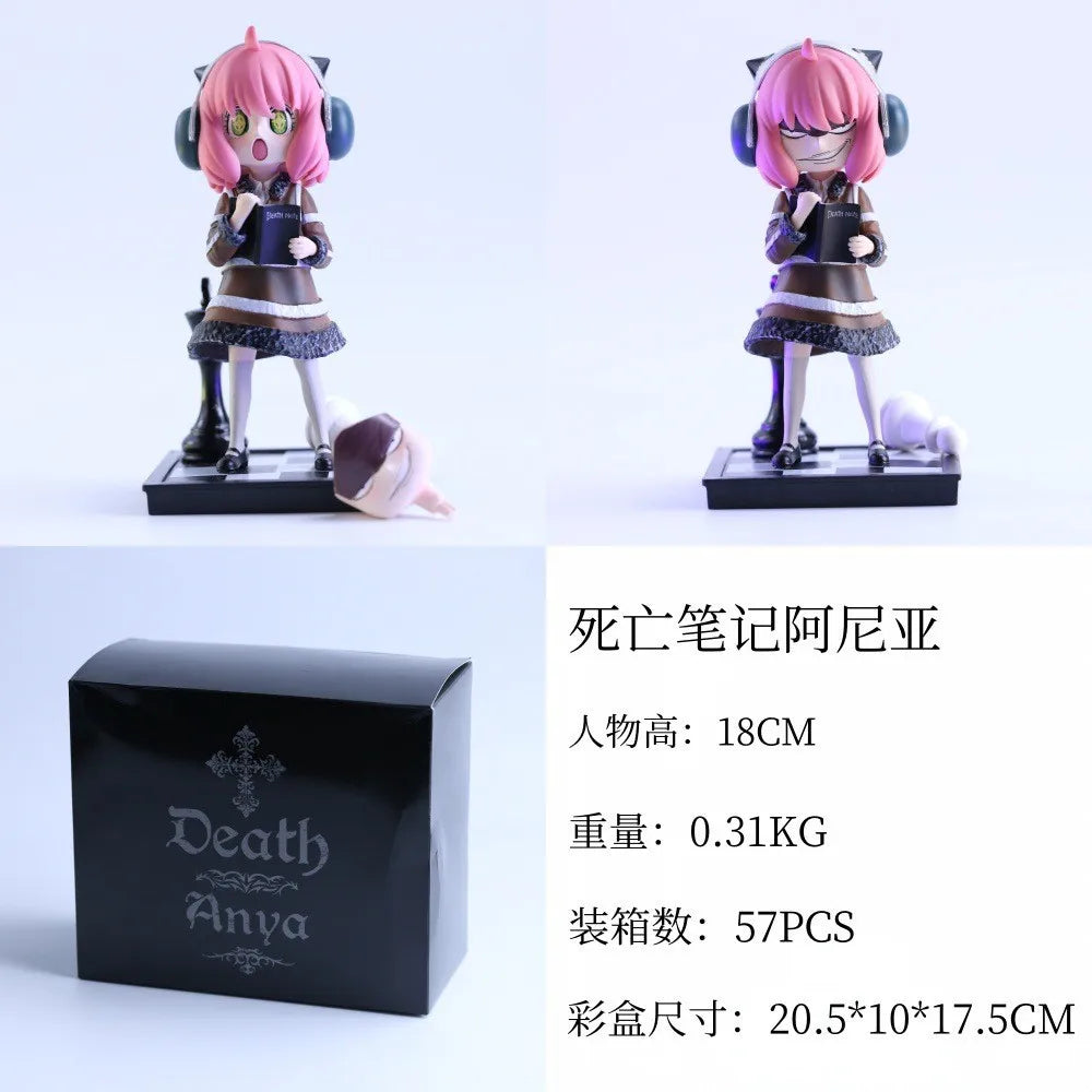 Spy×Family Anya Action Figure Collectible Anime Handmade Customizable Pvc Toy Baibian Popular Cos Series Stock Available