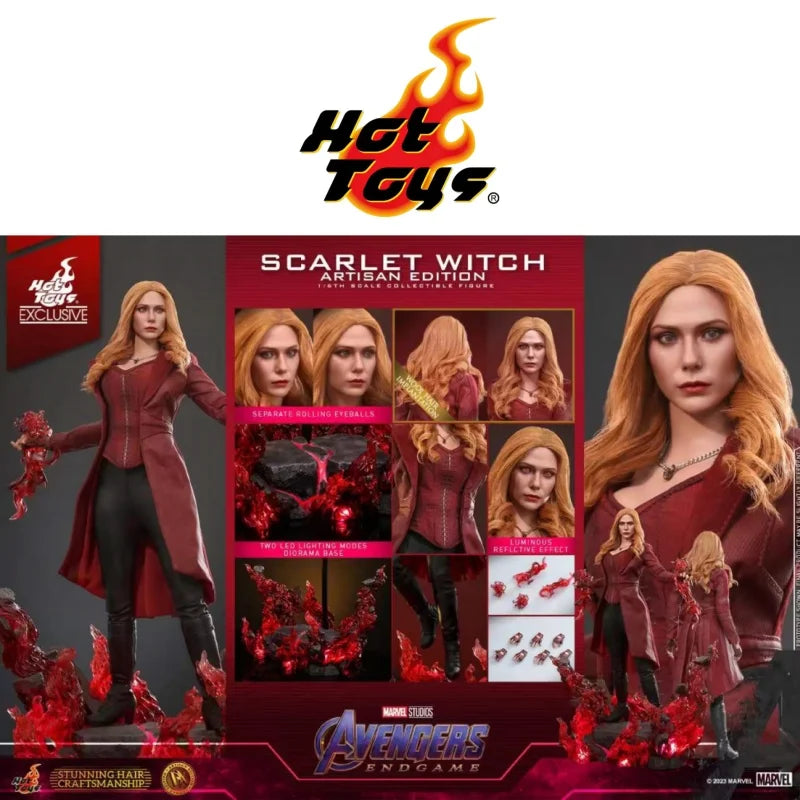 In Stock HOTTOYS HT 1/6 DX36AE Avengers 4 Scarlet Witch Artisan Edition Marvel Anime Action Figure Collectable Model Toy Gift