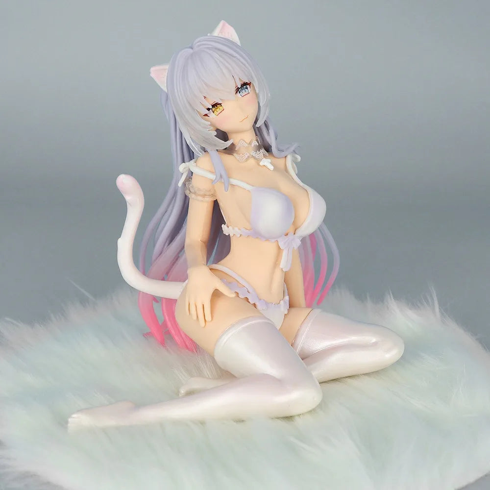 Saophea Cat Girl Ecchi Figure, Sexy Anime Girl Waifu Action Figure Collectible Statue, Anime Decor Gift Toy