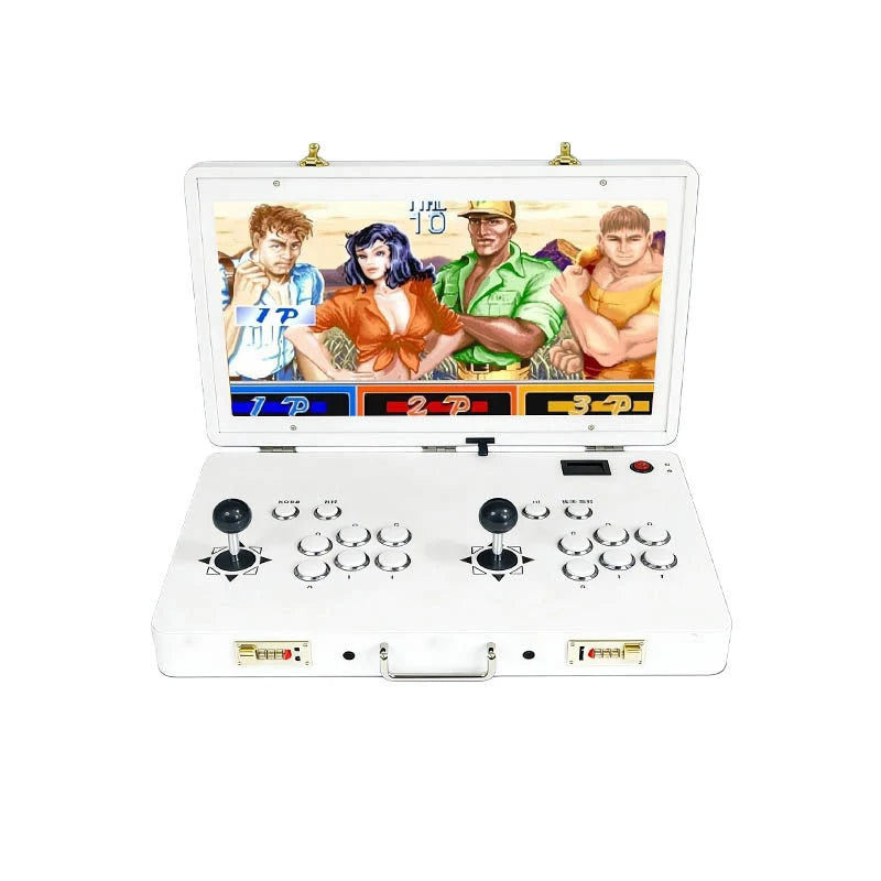 2026 New 14-inch Large Screen Home Game Console for Two-Player Fighting Built-in Games No Lag Street Fighter Arcade Game Console
