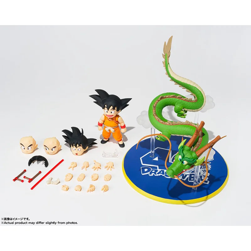 Original BANDAI S.H.Figuarts SHF SON GOKU Dragon 40th Anniversary Edition In Stock Anime Action Collection Figures Model Toys