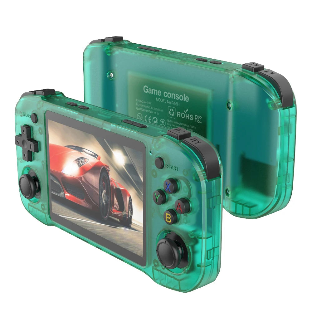 BOKIDDY R46H Retro Handheld Console Classic Game 4.2 inch HD IPS Screen Portable Video Player MAX 128G 29K Game R36H Best Gift