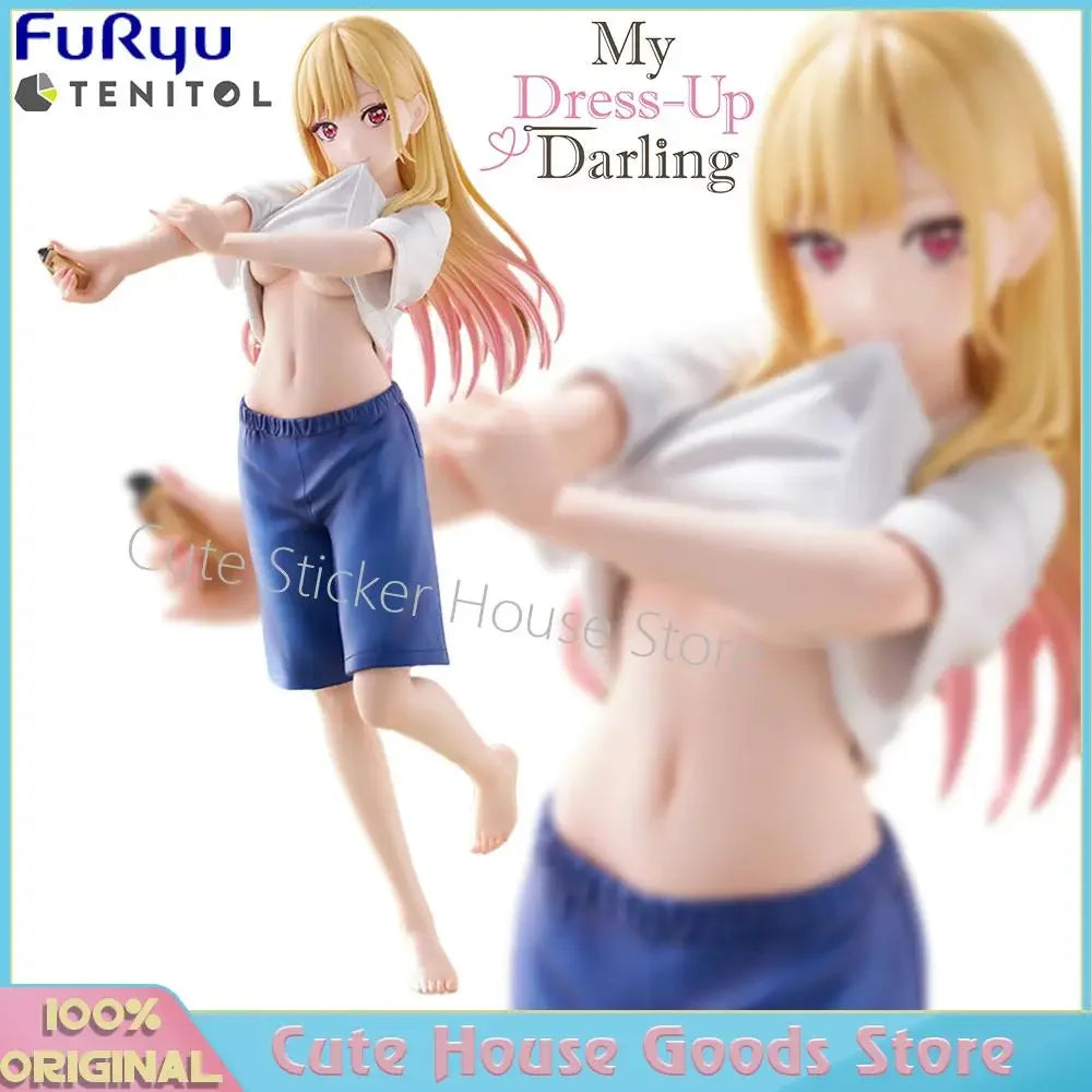 [Pre-Order] Original Furyu Tenitol My Dress-Up Darling Kitagawa Marin Gym Clothes Anime Girlfriends Beauty Figures Model Toys