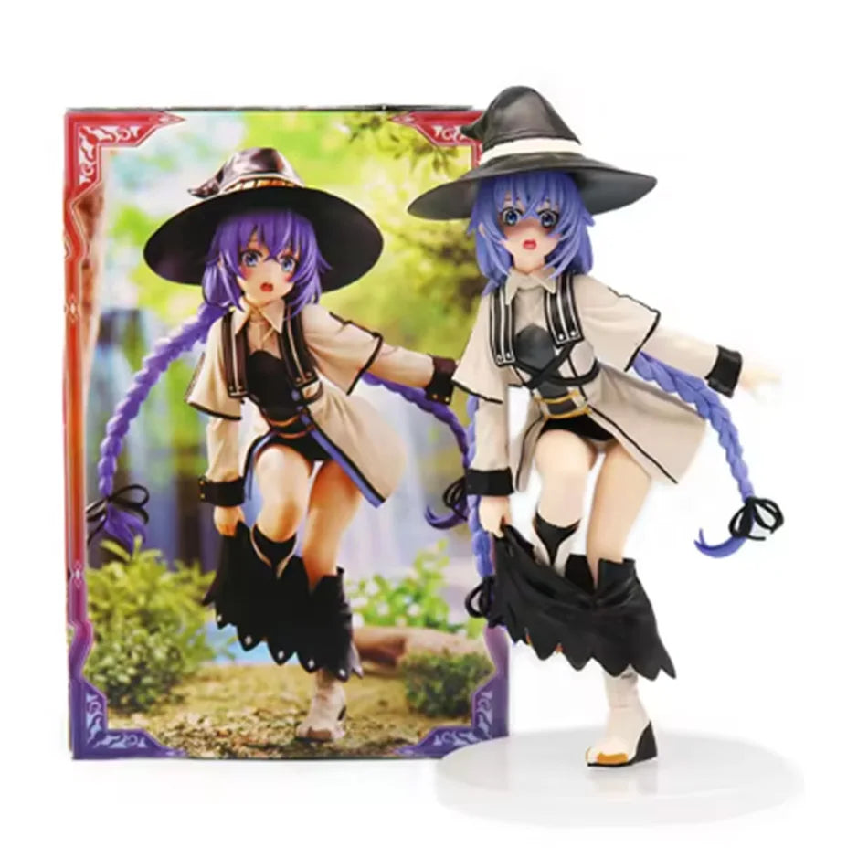 25cm Magician Roxy Migurdia Action Figure Mushoku Tensei：Jobless Reincarnation Anime Figure PVC Adult Collection Model Doll Toys