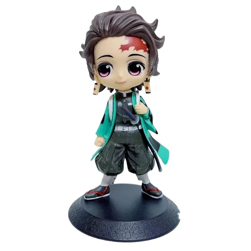 Anime Demon Slayer Action Figurine Kimetsu No Yaiba Figure Kamado Tanjirou Nezuko Agatsuma Zenitsu PVC Model Doll Toys