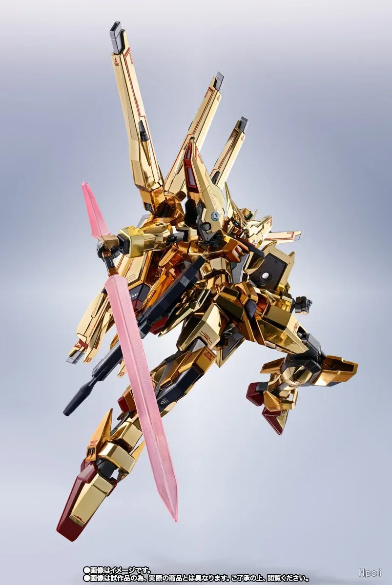 BANDAI Original METAL ROBOT SPIRITS ＜SIDE MS＞ AKATSUKI (SHIR ANUl UNIT) SEED FREEDOM Ver. Mech Product Figure Toys Collectible