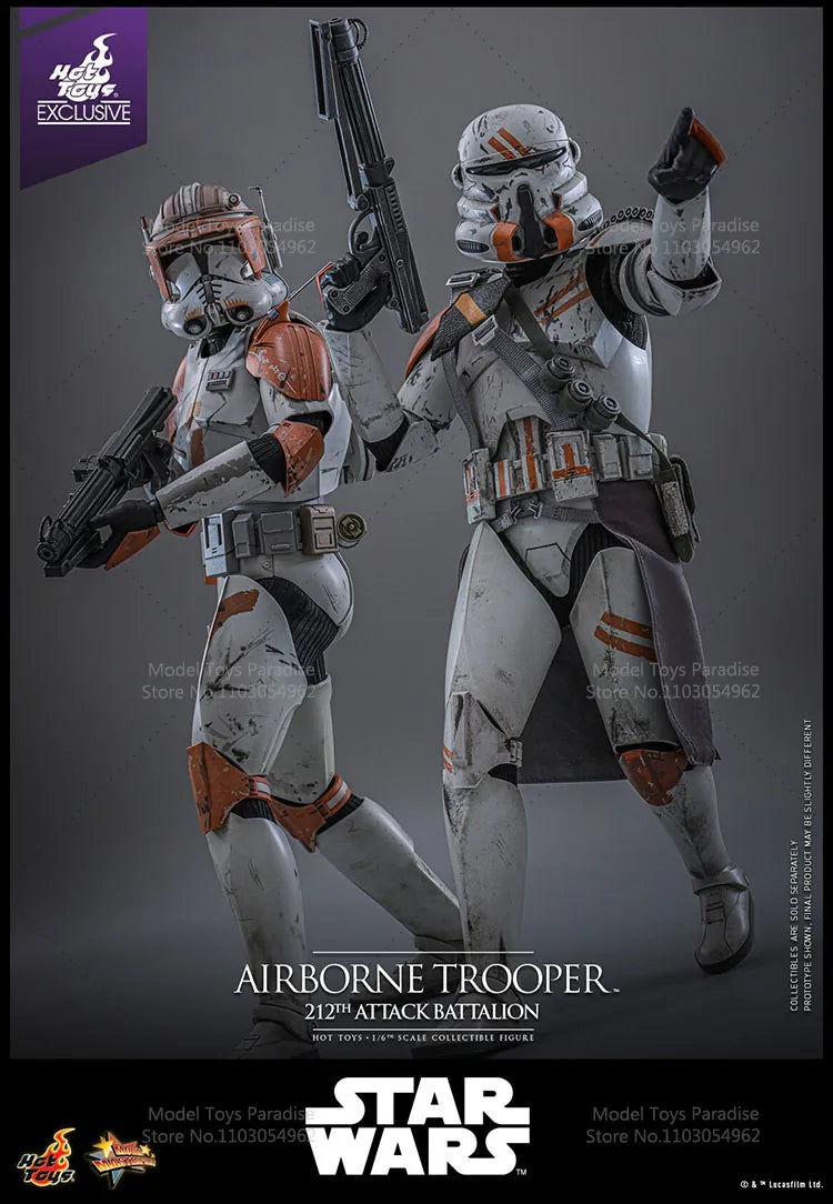 HOTTOYS HT MMS794 1/6 Collectible Toys Airborne Trooper 212 Attack Battalion Star Wars Soldier 12inch Action Figure Model Gifts