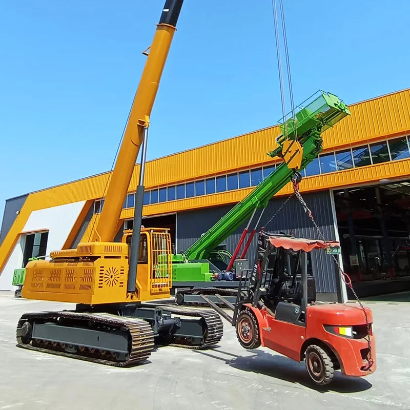 YG CE EPA 1 Tonne Mini-Spinnenkran 3 Tonnen Fernbedienung Spinnenraupenkran Heben von Glas 9m 12m Spinnenkran mit Fly Jib