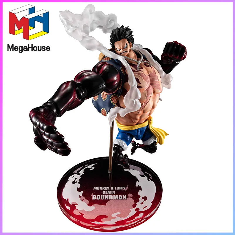 MEGAHOUSE VARIABLE ACTION HEROES ONE PIECE MONKEY D LUFFY GEAR 4 BOUNCE MAN POSEABLE ACTION FIGURE OFFICIALLY LICENSED original