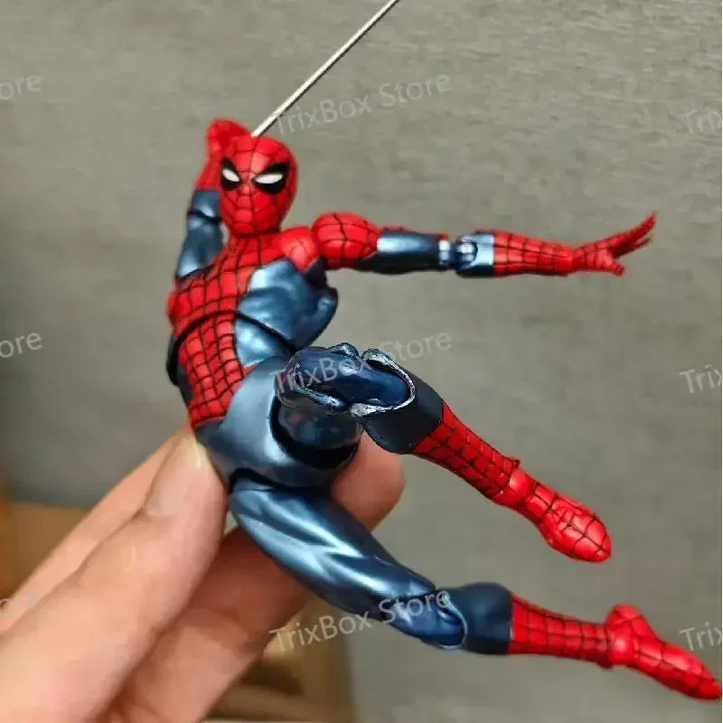2026IN stock new CT toys 16CM Mafex 075 Spiderman Action Figure Spider Man Multiple Accessories Model Doll Toys Collection Gifts
