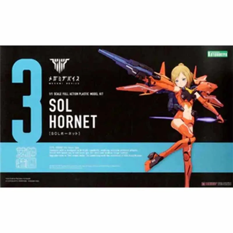 Kotobukiya Megami Device Model Kit Sol Hornet Road Runner Low Cisibility Anime Figure Mobile Suit Girl Action Figures Toys