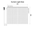 Smart LED Curtain Light APP Control RGB Dimmable DIY Pattern Music Ambient Lighting For Home Holiday Party Christmas Decoration