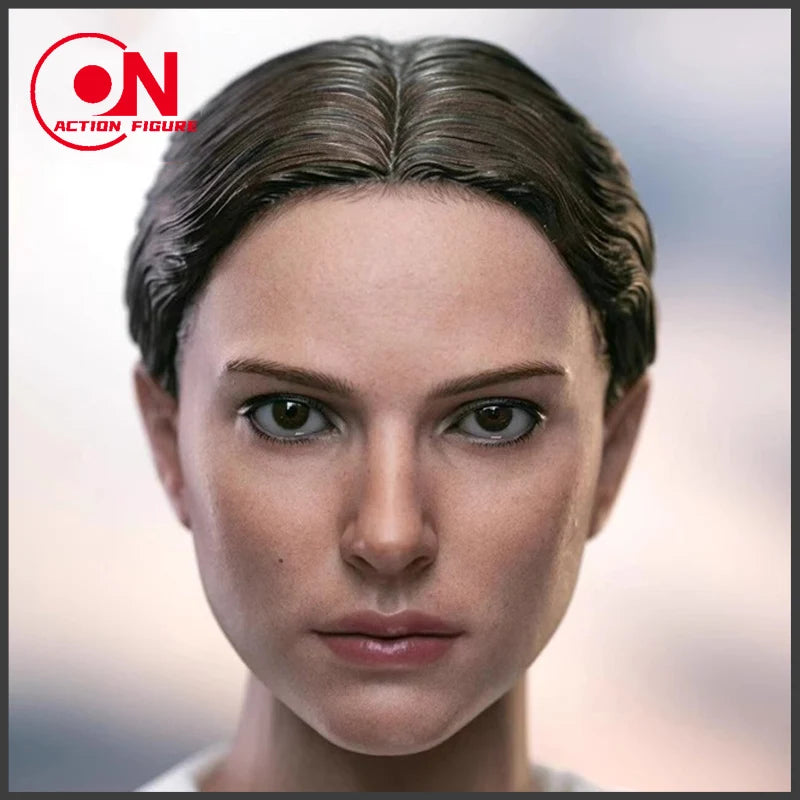 BZZ TOYS BH162 1/6 Natalie Portman Head Sculpt PVC Head Carving Model Fit 12'' Female Soldier Action Figure Body Dolls