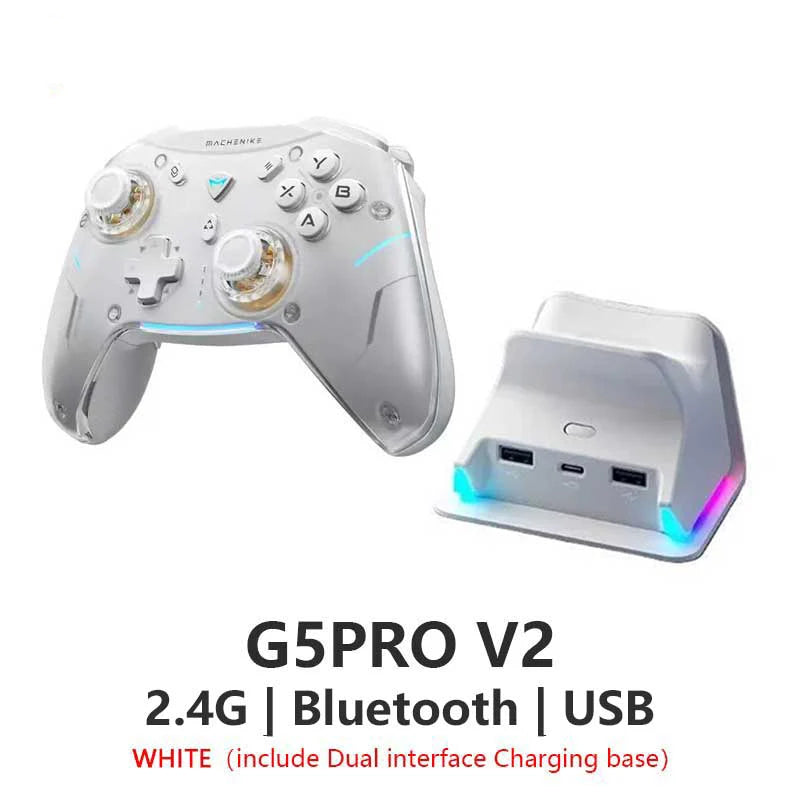 Machenike G5 pro V2 Controller Three-Mode Optical Gamepad Collector'S Edition Hot Swap Hall Rocker Bluetooth Trigger Vibration
