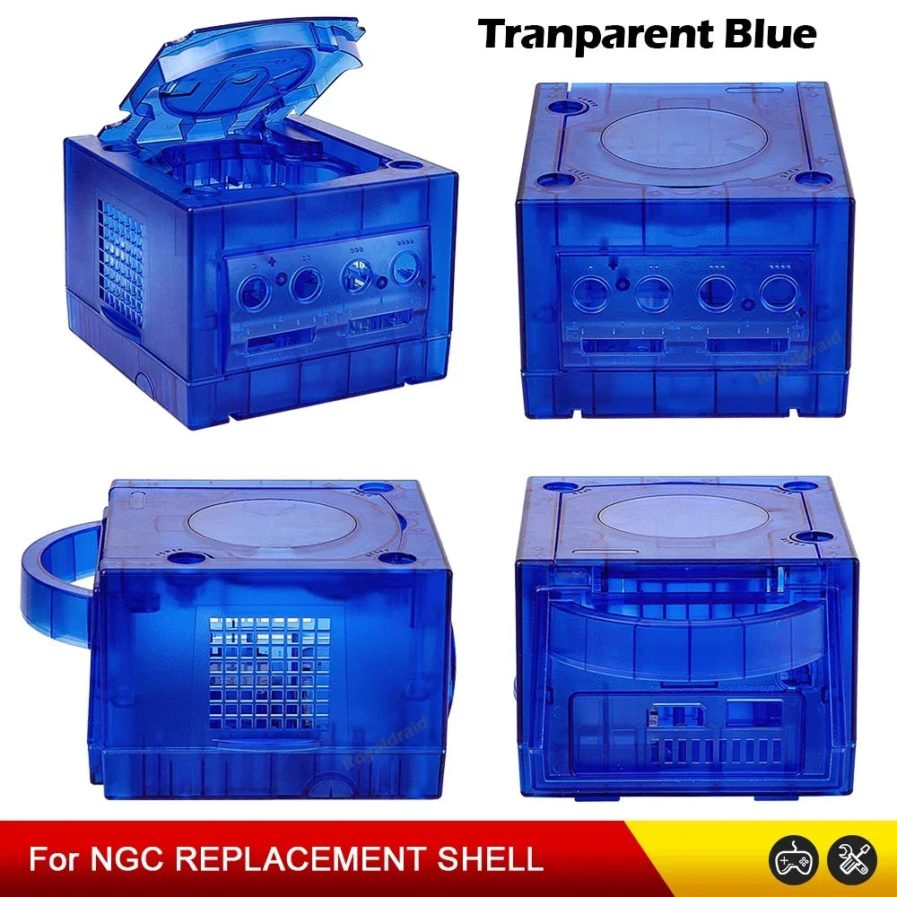 Transparent Black Blue Orange Purple Housing Replacement Shell Case For Nintend Gamecube NGC DOL-001 and DOL-101 Game Accssories