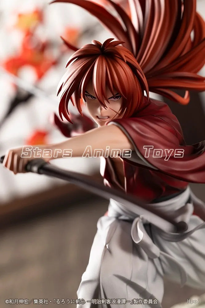 In Stock Original Kotobukiya ARTFX J Rurouni Kenshin Himura Kenshin 1/8 Anime Ornament Toy Figure Model Gift