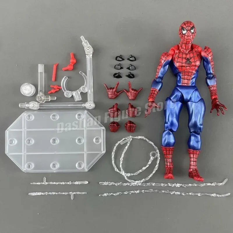 Fantastische Yamaguchi Revoltech Agent Venom Actionfiguren-Kollektion: Superheld Eugene Thompson Venom Figur, Modellspielzeug, Geschenkidee