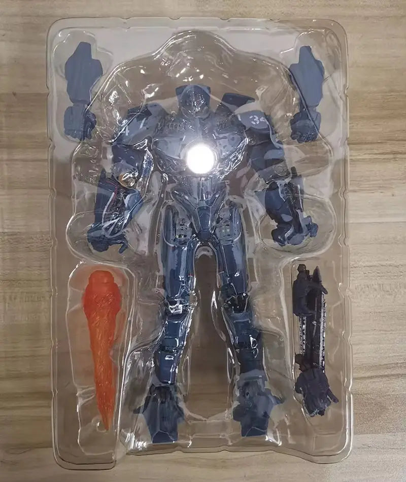 Pacific Rim 2 Movie Glowing Version Action Figure Model Revenge Drifter Mecha Boxed Collectible Toy For Fans And Collectors
