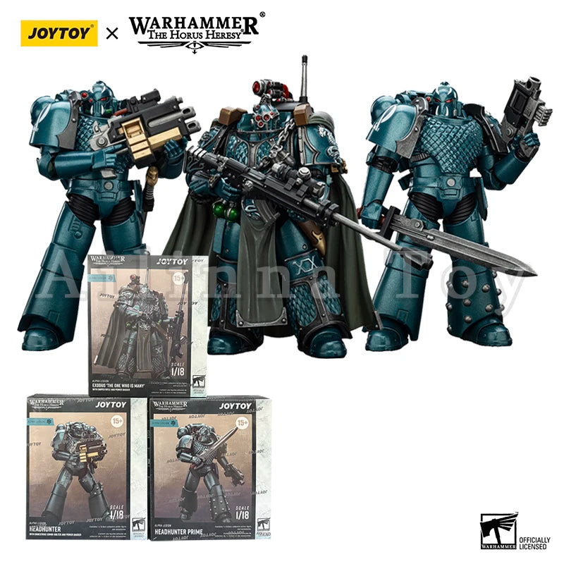 JOYTOY 1/18 Action Figure The Horus Heresy Alpha Legion Exodus Headhunter Anime Model