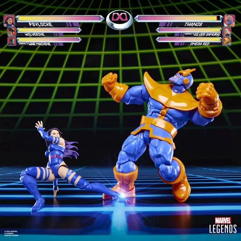 In Stock Hasbro Marvel Legends Game Universe Thanos VS Psylocke Set Collection Gift Hobby