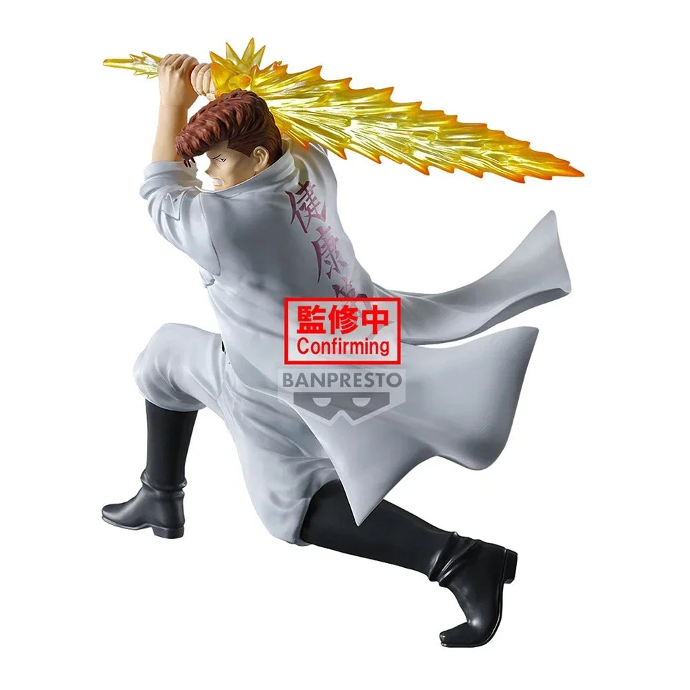 Original Bandai Yuyu Hakusho Kuwabara Kazuma Ankoku Bujutsukai Actionfigur PVC Modell Sammlerspielzeug 14 cm