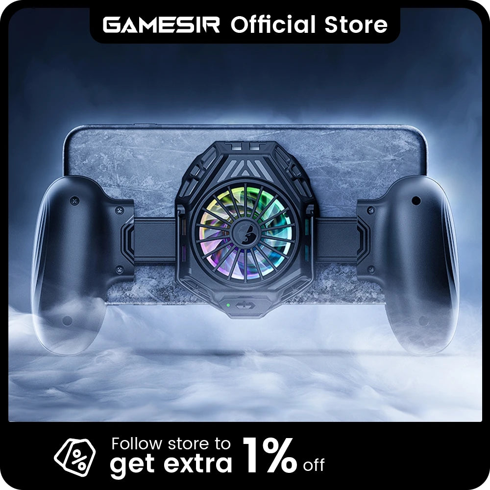 GameSir F8 Pro Mobile Cooling Gamepad, Game Controller with Cooling Fan, Smartphone Cooler for Android Phone / iPhone