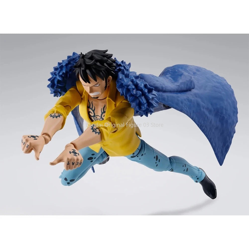 Original One Piece SHFiguarts Trafalgar Law Figur Der Überfall auf Onigashima Actionfigur PVC Sammlermodell Spielzeug