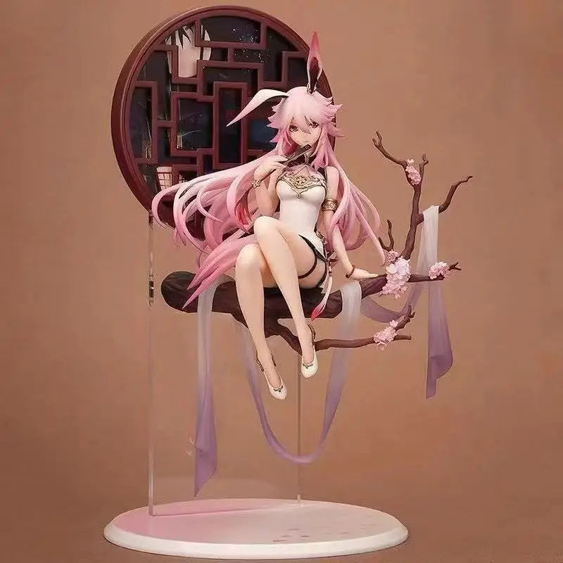 Genshin Impact Yae Miko College Cheongsam Sakura Action Figures Animation Honkai Impact Beauty Girl College Model Display Gift