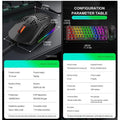 Gaming-Tastatur-Maus, kabelgebunden, LED-Hintergrundbeleuchtung, Multimedia, USB, ergonomische Gamer-Tastatur, wasserdicht, optische Gamer-Maus-Sets, bester Verkauf