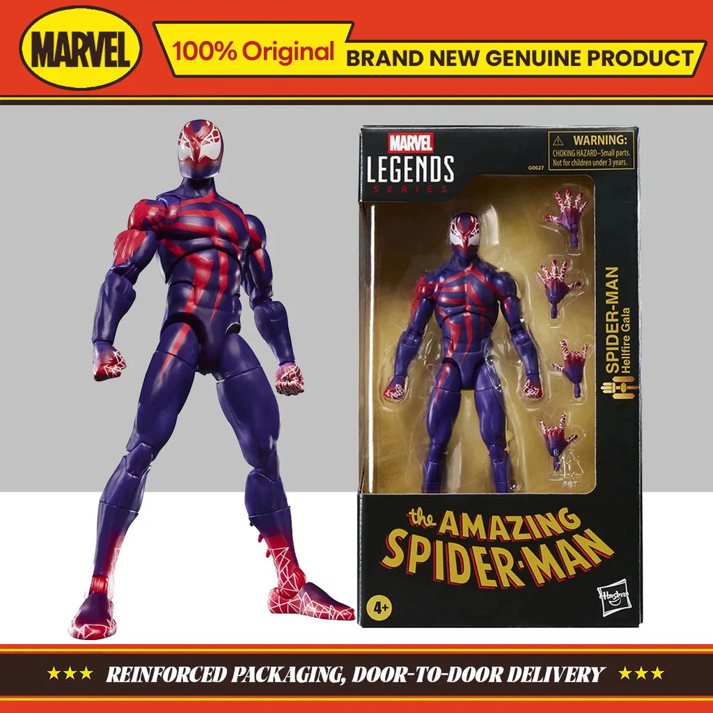 Hasbro Marvel Legends Series Spider-Man Hellfire Gala 15cm Action Figure Collecting Hobbies Original Toys Model Ornament Gifts