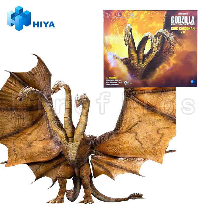 HIYA 35CM Action Figure Exquisite Basic Series Godzilla King of the Monsters King Ghidorah 2.0 Anime Model Collection Toy