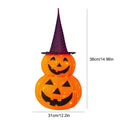 3FT Halloween Jack-o-Lantern Kürbislichter mit 8 beleuchteten Modi Zusammenklappbare Kürbislaterne Neuartige Lichter Halloween Dekor Requisiten