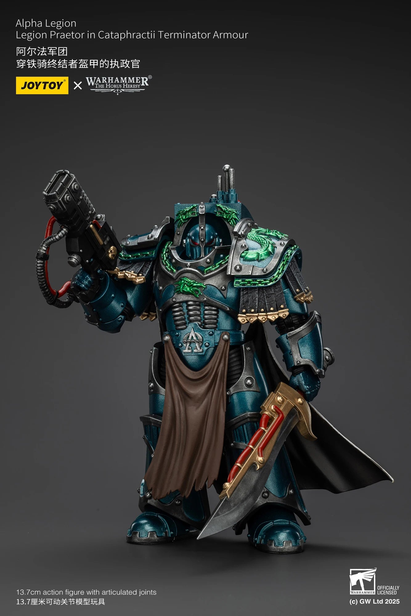 【In Stock】JOYTOY Warhammer 40K Alpha Legion 1/18 Action Figure Model Toy Gift