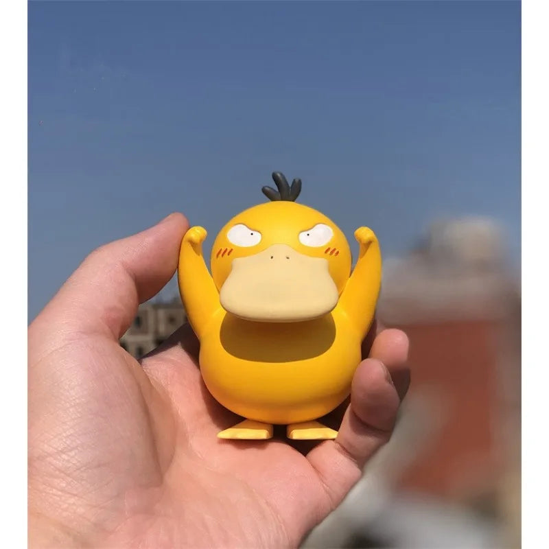 Pokemon Pikachu Psyduck Doll Anime Action Figure Cute Toy Car Desk Q Figural Merchandise Decoration Model Children Birthday Gift