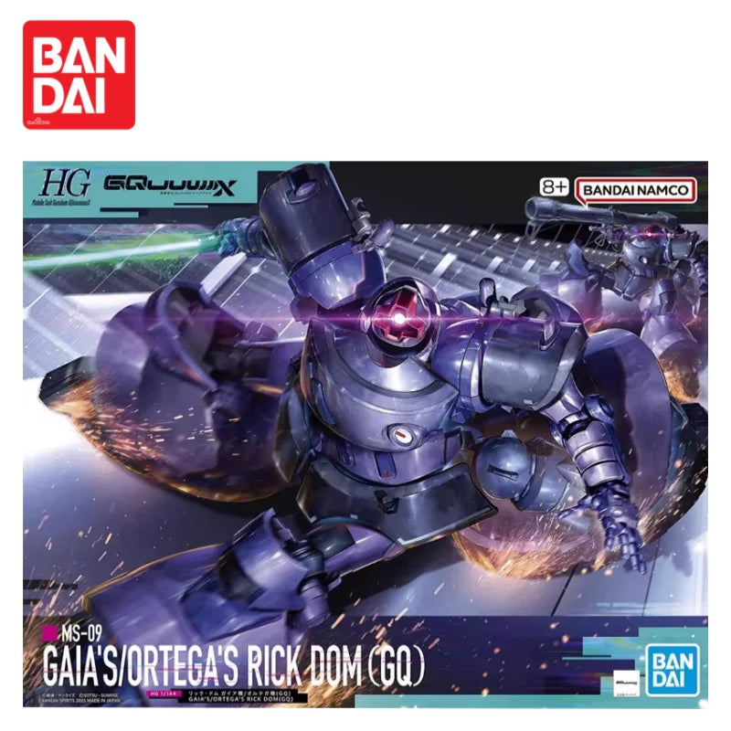 In Stock Original Bandai Hg 1/144 Rick-Daemon Gaia Unit Ordiga Unit Gquuuuuux Gundam Model Kit Mecha Warrior Figure Garage