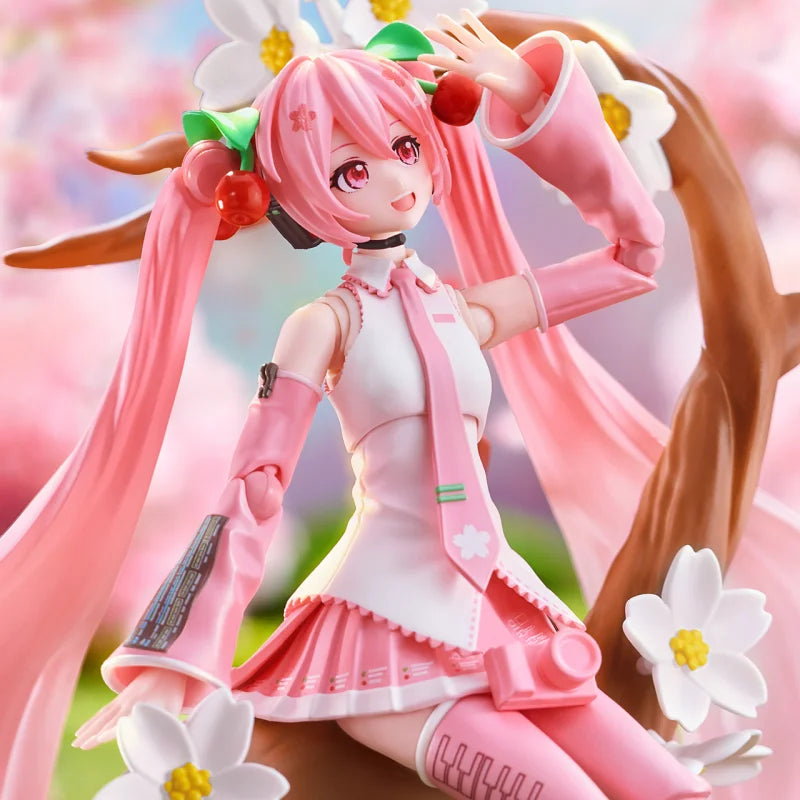 Оригинални Blokees Hatsune Miku екшън фигурка монтаж фигурка Singer MIKU анимационни аниме фигурки играчка PVC играчки кукла колекция подарък