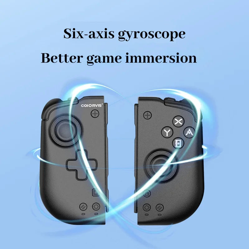 Coiorvis Switch Game Controller Joycon Left Right Split Controllers Hd Vibration Hall Joystick Bluetooth Motion Sensing Gamepad