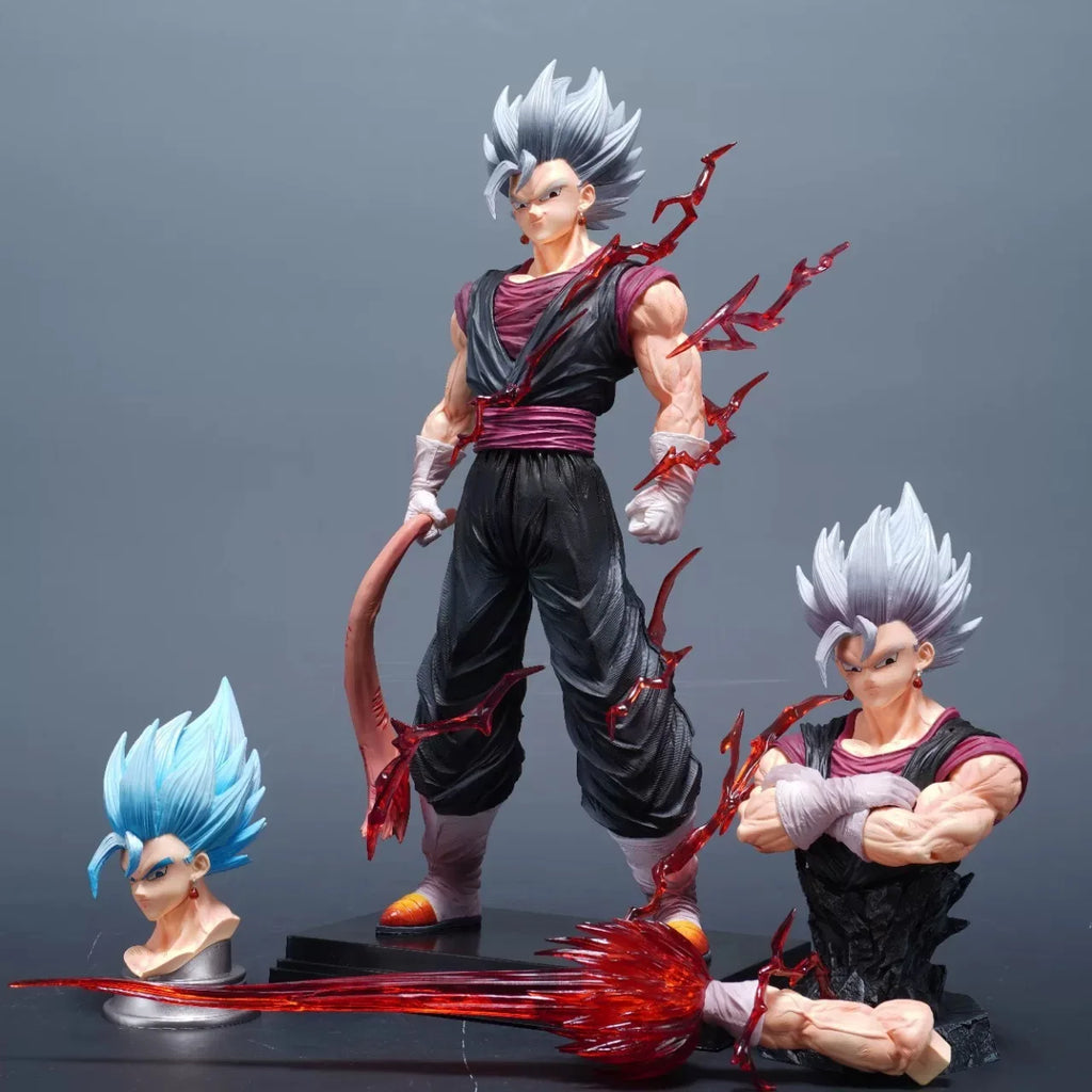 32 cm Anime Dragon Ball Super Figur Weißer Gott Modell Son Goku Ultra Instinct Actionfigur GK Statue PVC Schreibtischdekoration Spielzeug Geschenk