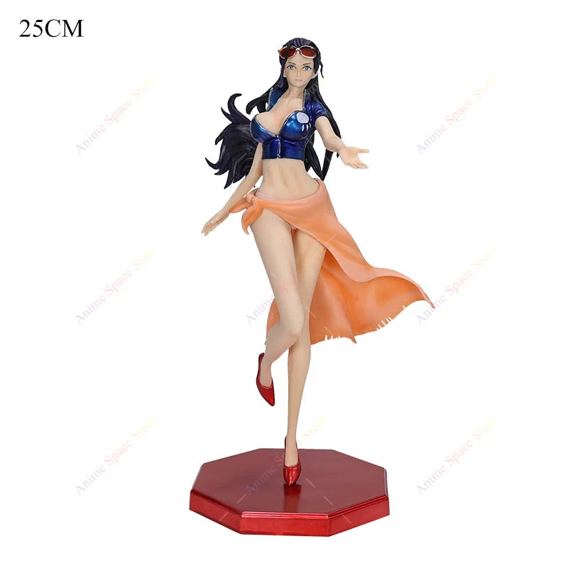 One Piece Figure Nico Robin Dressrosa Style Glitter Glamours Collectible Model Toy PVC Action Figures Robin Two Years Later Doll
